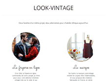 Tablet Screenshot of look-vintage.com